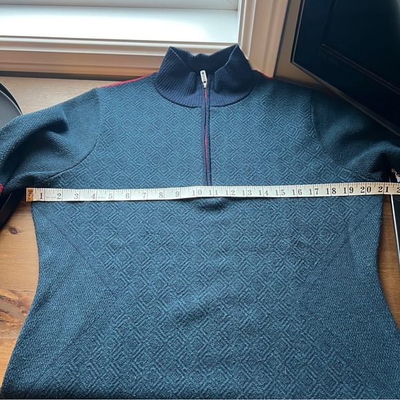 Smartwool Navy Women's 1/4 Zip - Picture 2 of 6